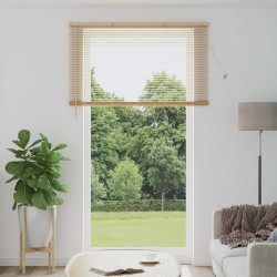 Żaluzja wenecka Jasnobrązowy ze wzorem 213 x 130 cm PVC