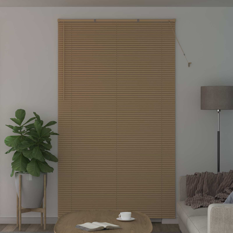 Żaluzja wenecka Jasnobrązowy ze wzorem 213 x 160 cm PVC