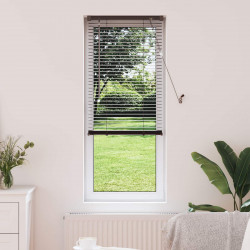 Żaluzja wenecka Ciemnobrązowy ze wzorem 150 x 40 cm PVC