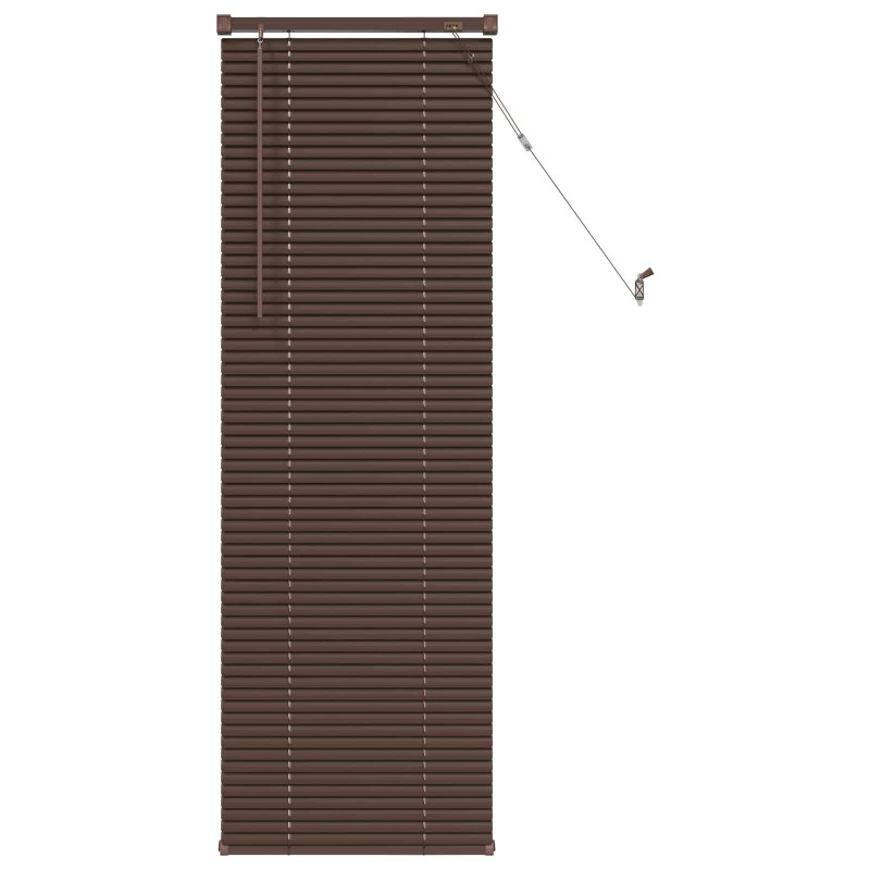 Żaluzja wenecka Ciemnobrązowy ze wzorem 150 x 40 cm PVC