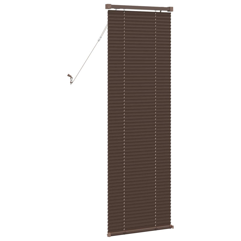 Żaluzja wenecka Ciemnobrązowy ze wzorem 150 x 60 cm PVC