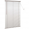 Żaluzja wenecka Ciemnobrązowy ze wzorem 150 x 80 cm PVC