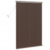 Żaluzja wenecka Ciemnobrązowy ze wzorem 150 x 100 cm PVC
