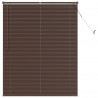 Żaluzja wenecka Ciemnobrązowy ze wzorem 150 x 110 cm PVC