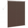 Żaluzja wenecka Ciemnobrązowy ze wzorem 150 x 120 cm PVC