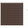 Żaluzja wenecka Ciemnobrązowy ze wzorem 150 x 140 cm PVC