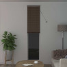 Żaluzja wenecka Ciemnobrązowy ze wzorem 213 x 40 cm PVC