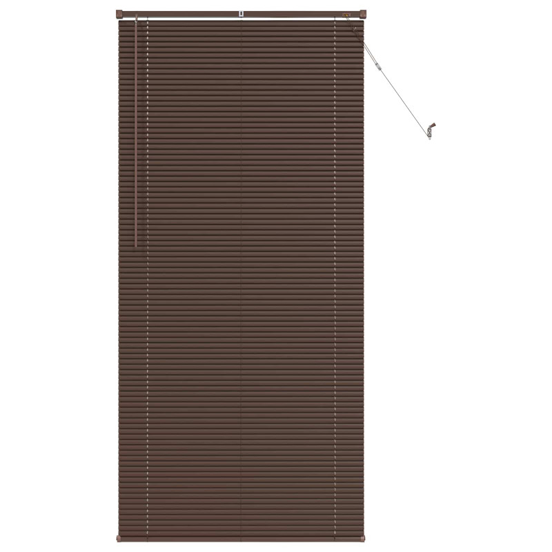 Żaluzja wenecka Ciemnobrązowy ze wzorem 213 x 80 cm PVC