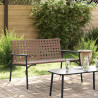 Krzesło Ogrodowe Brązowy 110,5 x 79 x 75,5 cm polirattan