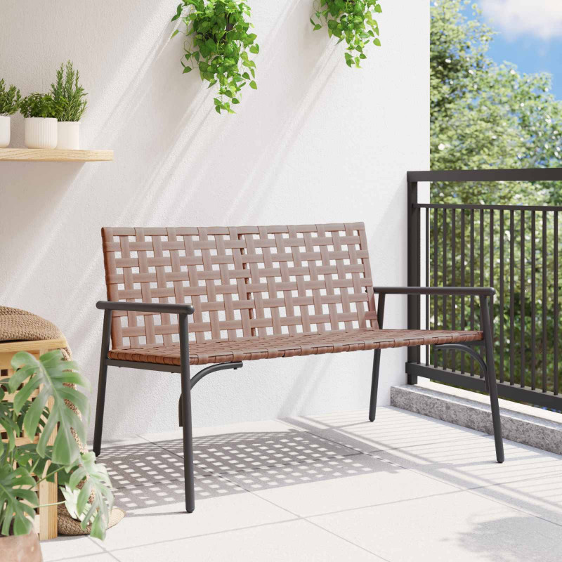 Krzesło Ogrodowe Brązowy 110,5 x 79 x 75,5 cm polirattan