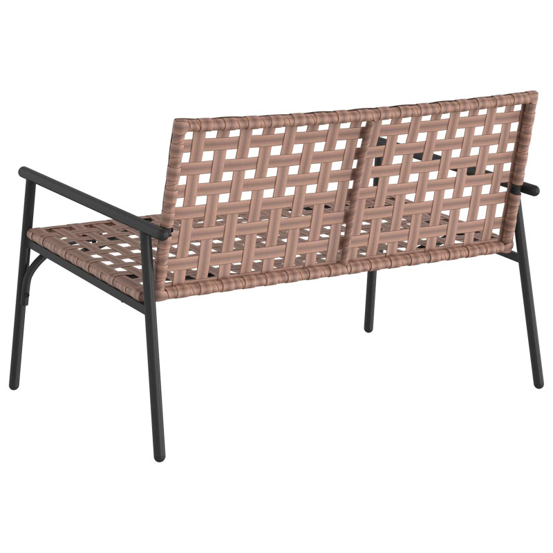 Krzesło Ogrodowe Brązowy 110,5 x 79 x 75,5 cm polirattan