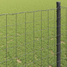 Ogrodzenie Euro Szary 1,4 x 10 m Żelazo pokryte PVC