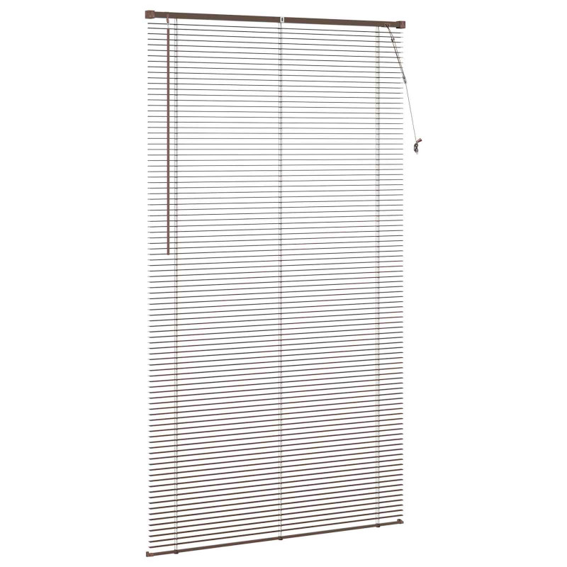 Żaluzja wenecka Ciemnobrązowy ze wzorem 213 x 110 cm PVC