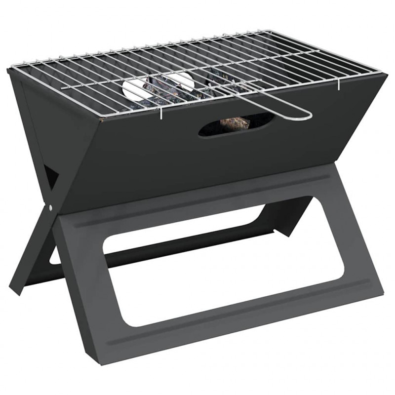 Grill na świeżym powietrzu Czarny 46 x 31 x 31 cm Stal