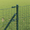 Słupek ogrodzeniowy. 7 pcs Zielony Stal