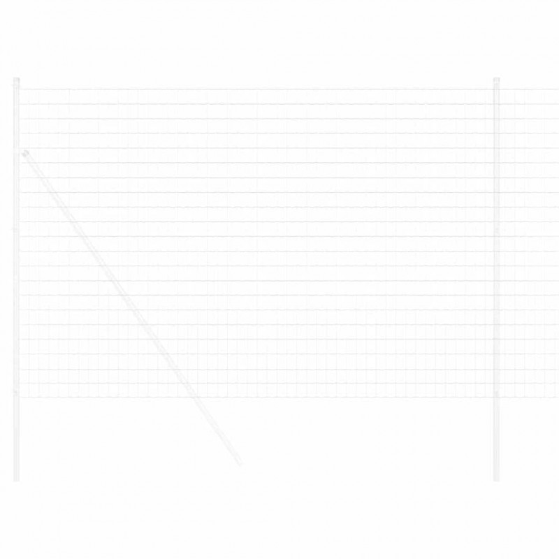 Ogrodzenie Euro 1,5 x 10 m Żelazo pokryte PVC