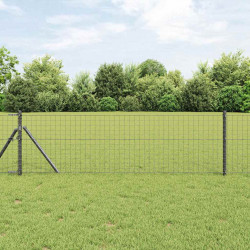 Słupek ogrodzeniowy. 7 pcs Szary Stal