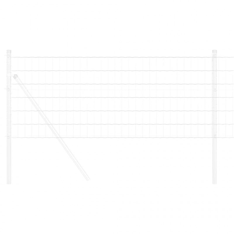 Ogrodzenie Euro 0,6 x 10 m Żelazo pokryte PVC