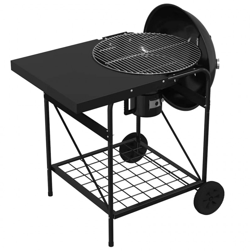 Grill na świeżym powietrzu Czarny 91 x 71 x 107 cm Metal