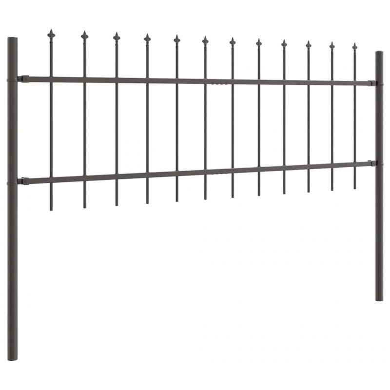 Ogrodzenie Ogrodowe Woerden Szary 1,7 x 0,6 m