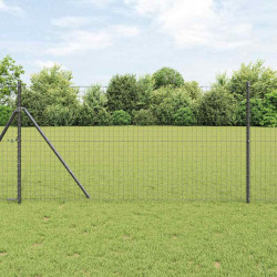 Słupek ogrodzeniowy. 7 pcs Szary Stal