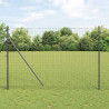 Słupek ogrodzeniowy. 13 pcs Szary Stal