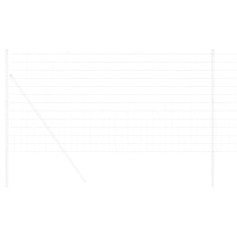 Ogrodzenie Euro 1,2 x 10 m Żelazo pokryte PVC