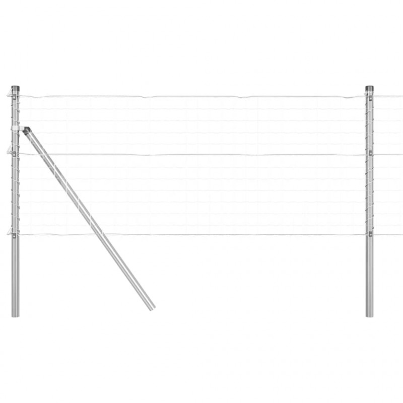 Słupek ogrodzeniowy. 13 pcs Srebrny Stal