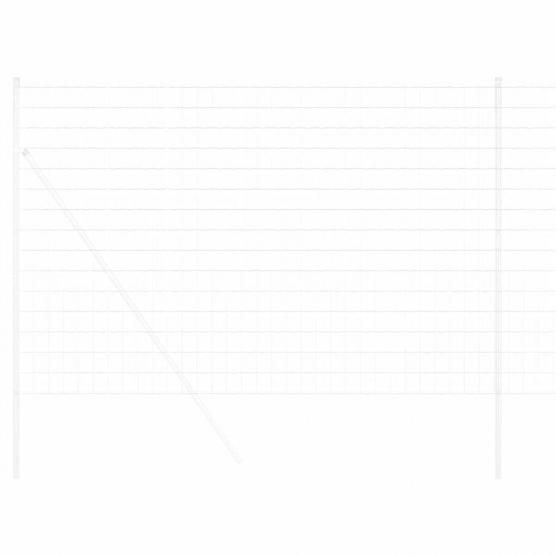 Ogrodzenie Euro 1,5 x 10 m Żelazo pokryte PVC