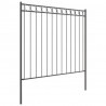Element ogrodzenia Assen Szary 170 x 170 cm Stal