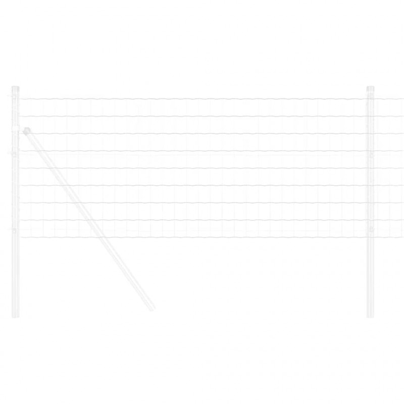 Ogrodzenie Euro 0,6 x 25 m Żelazo pokryte PVC