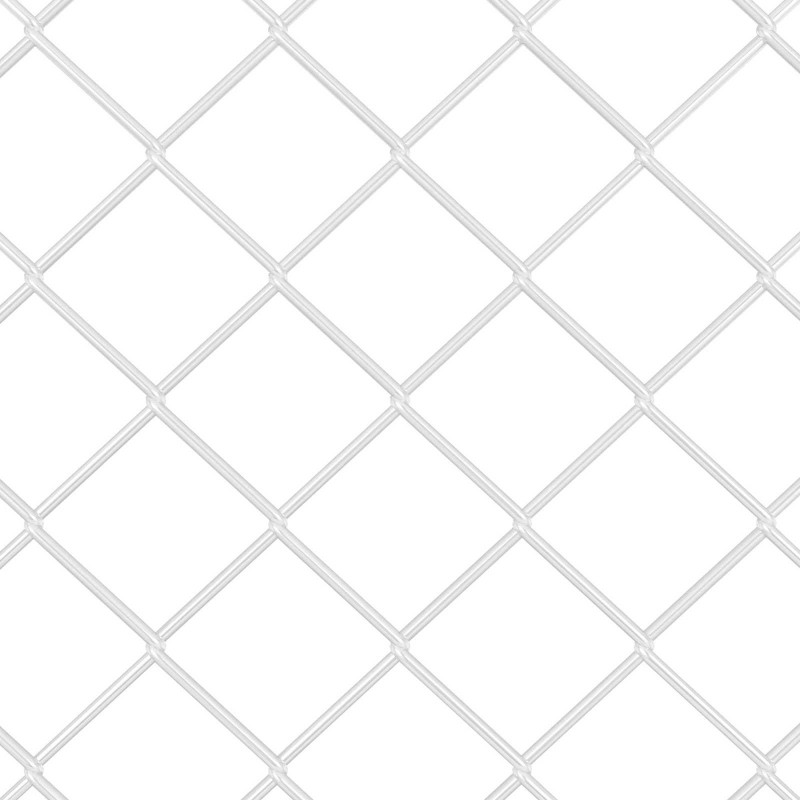 Ogrodzenie łańcuchowe Srebrny 25 x 0,8 m Stal galwanizowana