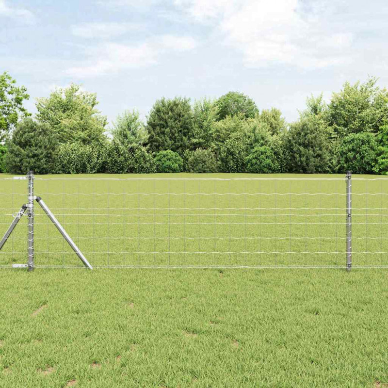 Ogrodzenie Euro Srebrny 0.8 x 25 m