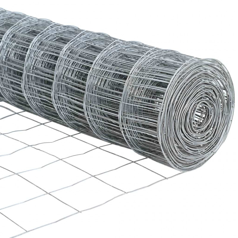 Ogrodzenie Euro Srebrny 0.8 x 25 m