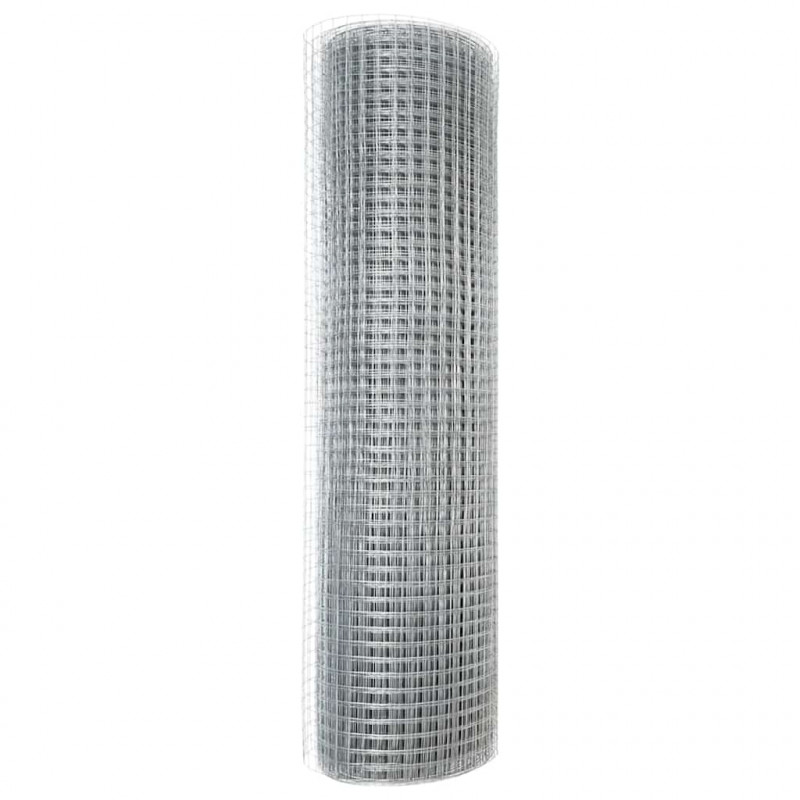 Spawana siatka ogrodzeniowa Srebrny 0.4 x 10 m
