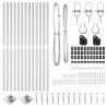 Słupek ogrodzeniowy. 13 pcs Srebrny Stal