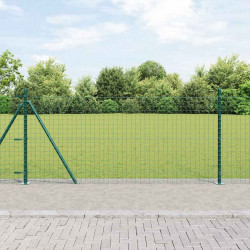 Słupek ogrodzeniowy. 13 pcs Zielony Stal