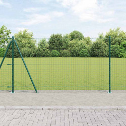 Słupek ogrodzeniowy. 7 pcs Zielony Stal