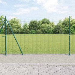 Słupek ogrodzeniowy. 7 pcs Zielony Stal
