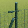 Słupek ogrodzeniowy. 13 pcs Zielony Stal