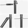 Słupek ogrodzeniowy. 13 pcs Szary Stal