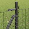Słupek ogrodzeniowy. 7 pcs Szary Stal
