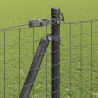 Słupek ogrodzeniowy. 7 pcs Szary Stal