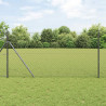 Ogrodzenie łańcuchowe Szary 10 x 1 m Stal