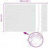 Ogrodzenie łańcuchowe Szary 10 x 1,6 m Stal