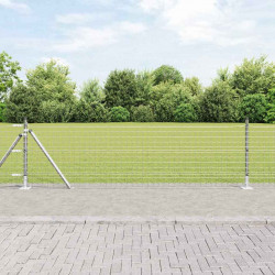 Słupek ogrodzeniowy. 7 pcs Srebrny Stal