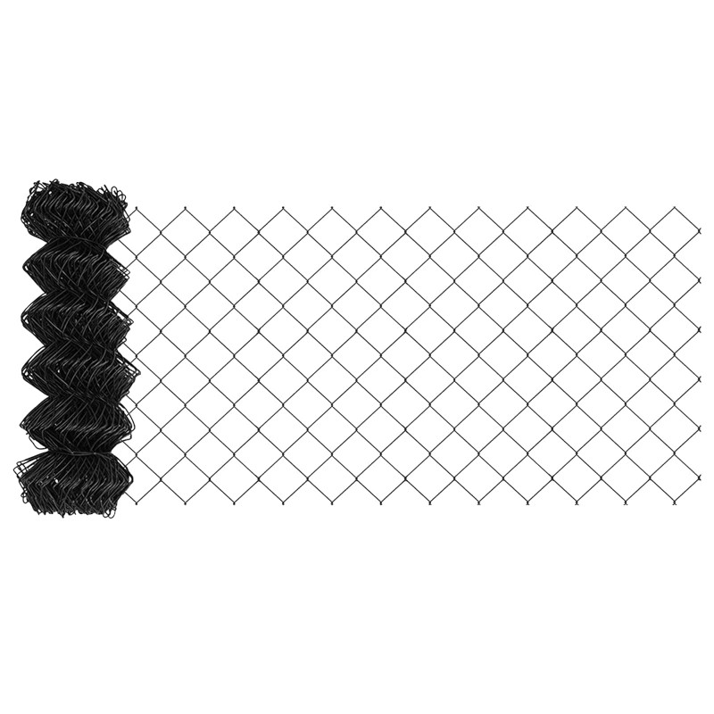 Ogrodzenie łańcuchowe Szary 10 x 0,6 m Stal