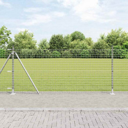 Słupek ogrodzeniowy. 13 pcs Srebrny Stal