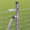 Słupek ogrodzeniowy. 7 pcs Srebrny Stal