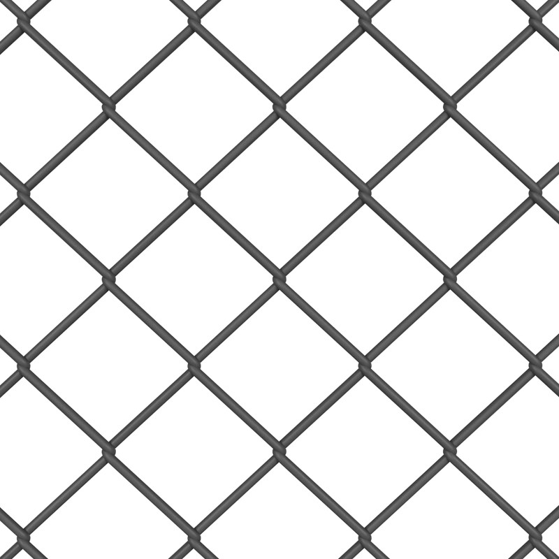 Ogrodzenie łańcuchowe Szary 10 x 1,4 m Stal